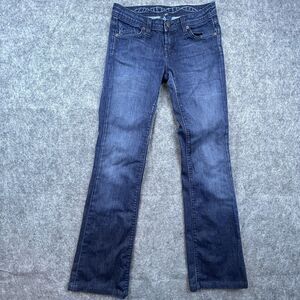 Genetic Denim Womens 26 Recessive Gene Nitro Bootcut Straight Simple Minimalist